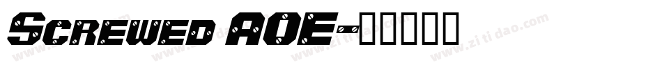 Screwed AOE字体转换